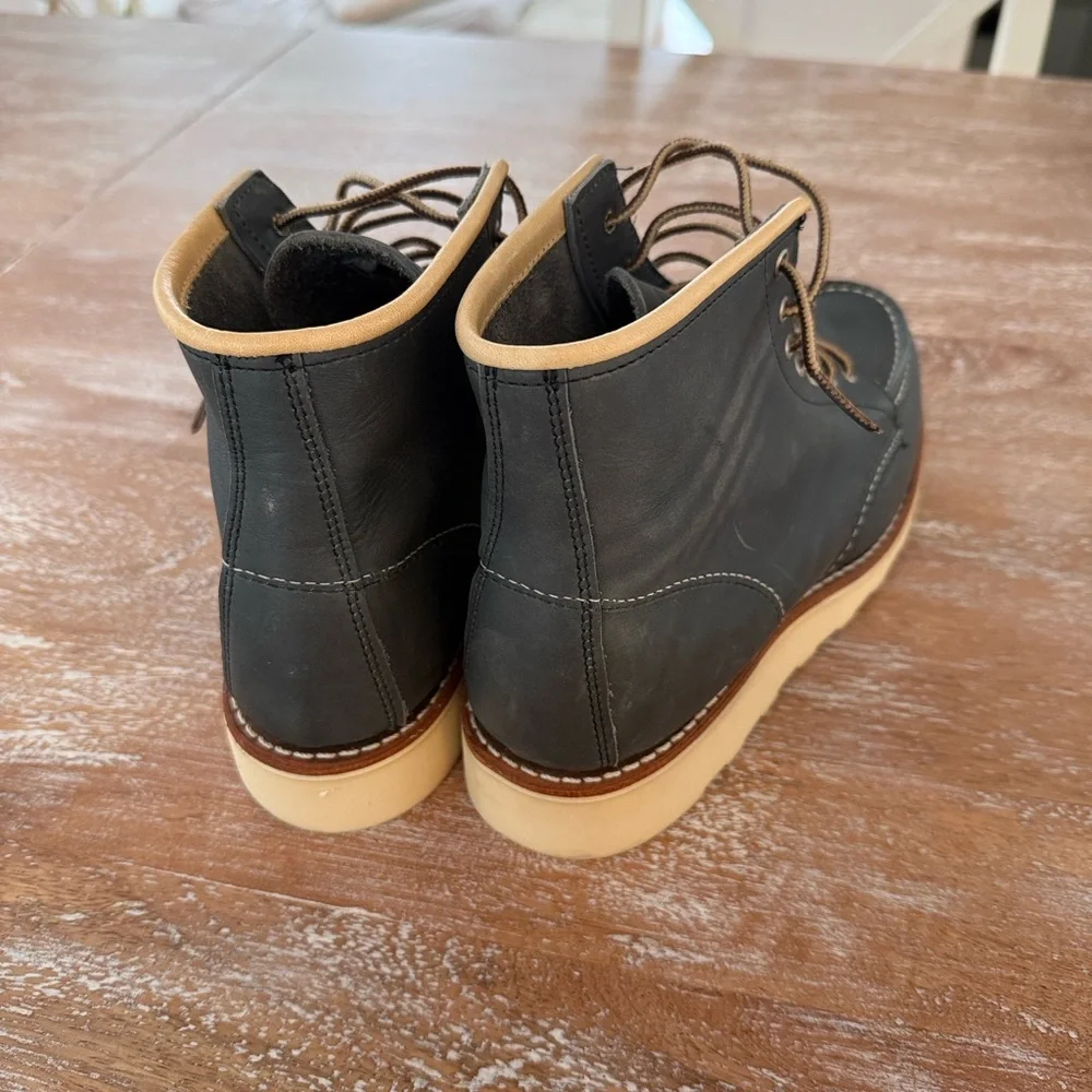 Red Wing Women's Short Boot in Indigo Leather size 8.5 women - Picture 9 of 10